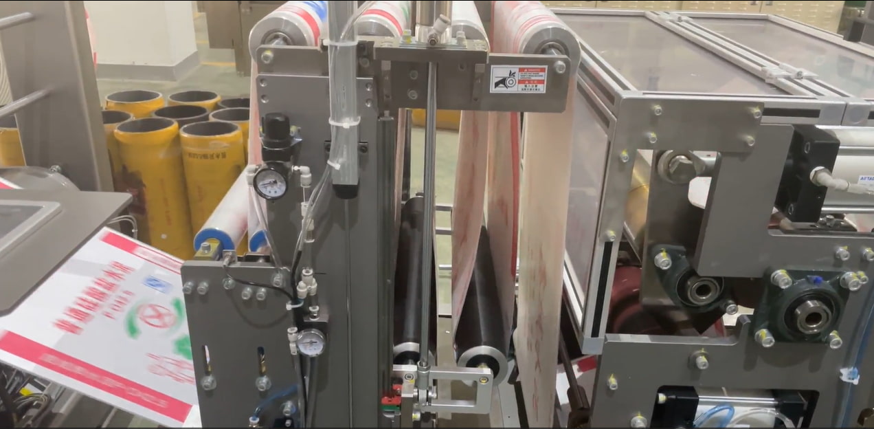 bag making machine tension leveling automatic valve bag making machine