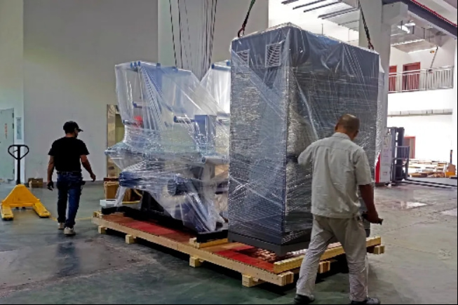 Stretch film packaging pp woven sack making machine