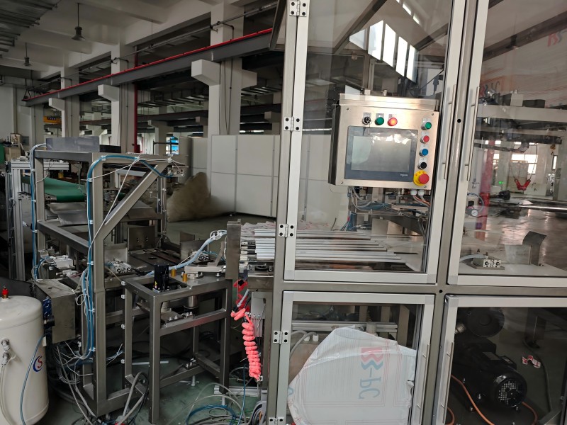 cement bag insertion machine