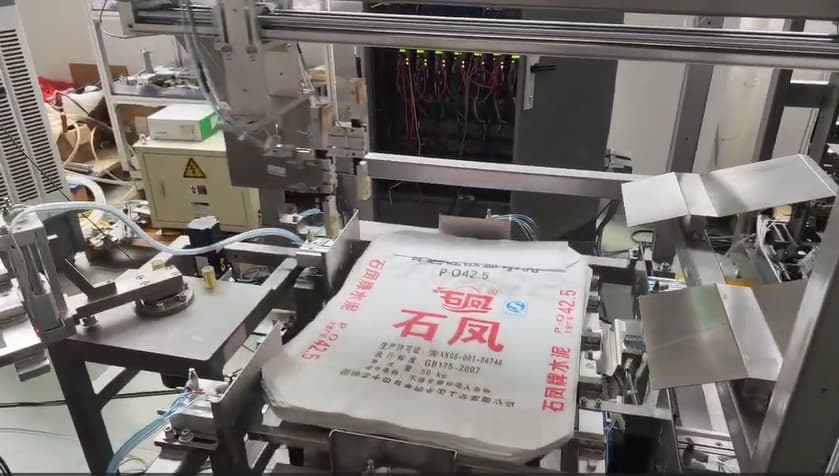Automatic cement bag delivery machine manufacturing plant cost