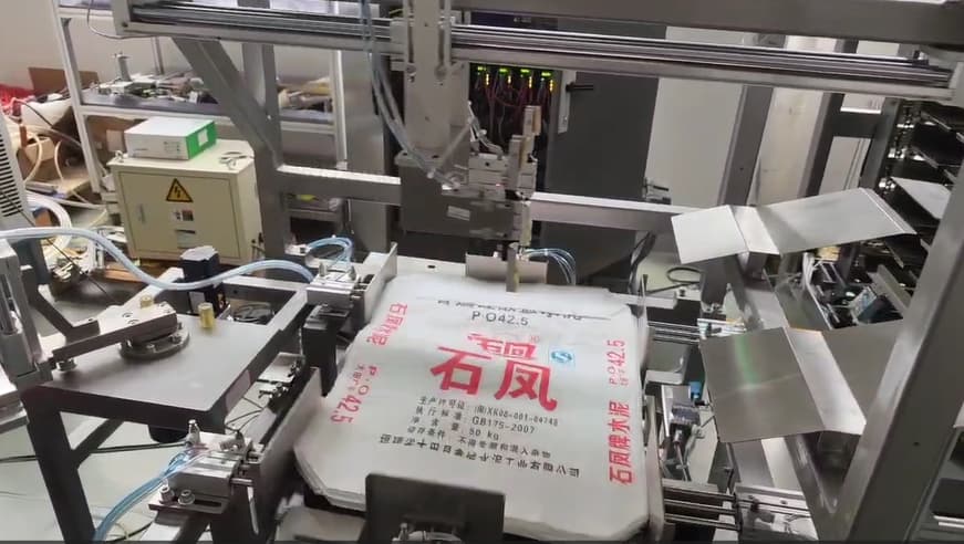 Automatic cement bag inserting machine manufacturing plant cost